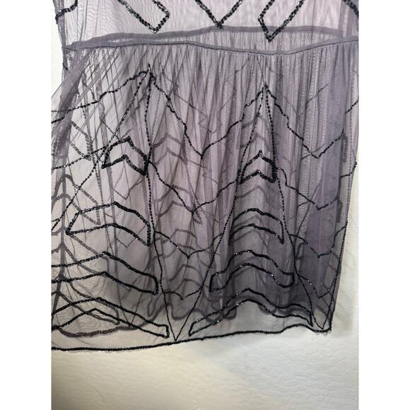 Free People Black and White Mini Dress - Picture 7 of 8